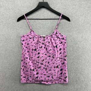 Old Navy Tank Top Womens Size XS Pink Floral Sleeveless Summer Cotton - Picture 1 of 11