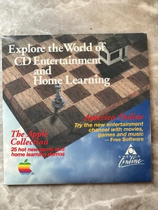 The Apple Collection Macworld America Online CD 1995 gioco demo di apprendimento a casa - Foto 1 di 4