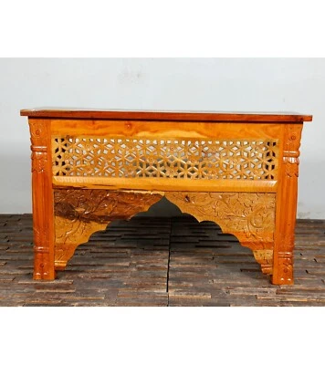 Solid Reclaimed Teak Wood Console Table/TV Stand. - Image 1 of 4