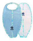 Surfer Baby Large Surfboard Shaped 100 Cotton Baby Bib and Burp Cloth Set