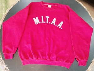 VTG 1980s MITAA Large Sweatshirt MIT Athletic Association Russell Made in USA - Picture 1 of 16