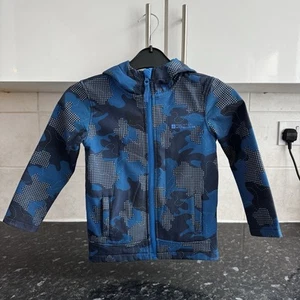 Mountain Warehouse Kids Softshell Jacket Hooded Fleece Lined Boys Coat age 3-4 - Picture 1 of 14
