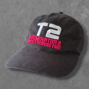 90s Universal Studios Terminator T2 Battle Across Time Vintage SnapBack Hat Cap - Picture 1 of 7