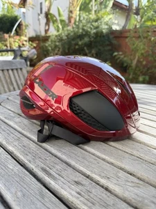 Casco de ciclismo Lazer Vento Kineticore Aero rojo metálico talla grande - Imagen 1 de 5