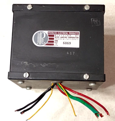Peerless / Altec Lansing  6869 Transformer, Metal Enclosure, Potted - image 1 of 4