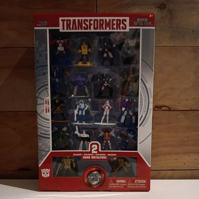 18 NANO METALFIGS - SERIES 3 - TRANSFORMERS GOLD PRIME & SOUNDWAVE Jada Toys NEW - Image 1 of 4