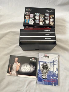Authentic Genuine Original Swis Tissot Watch Box Case with Booklets - NO WATCH - Picture 1 of 13