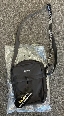 Bolso de Hombro Supreme SS18 Negro NUEVO CON ETIQUETAS AUTÉNTICO Foto 1 de 4