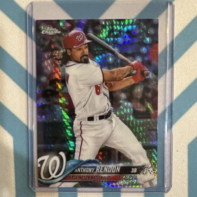 2018 Topps Chrome - Anthony Rendon #165 Refractor - Image 1 of 2