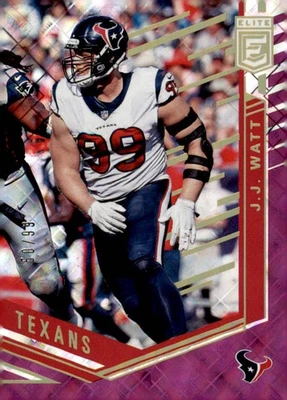 Donruss Elite #61 J.J. Watt Purple #/99 2018 Foto 1 de 2
