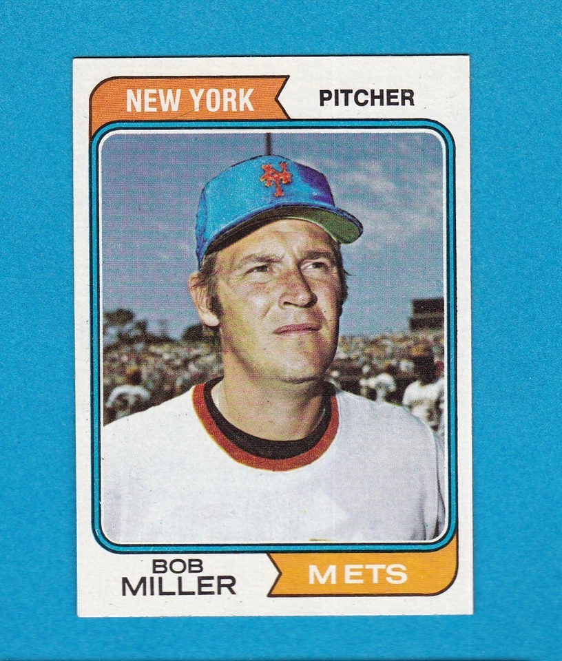 Juego de béisbol 1974 Topps Break 624 Bob Miller Mets casi nuevo/como nuevo Foto 1 de 1