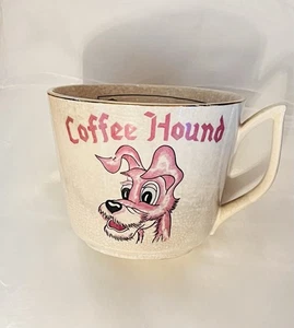 TAZZA CAFFÈ Hound cane vintage TAZZA TRAMP tazza caffè made in Japan usata in ottime condizioni! Anni 50!! - Foto 1 di 10