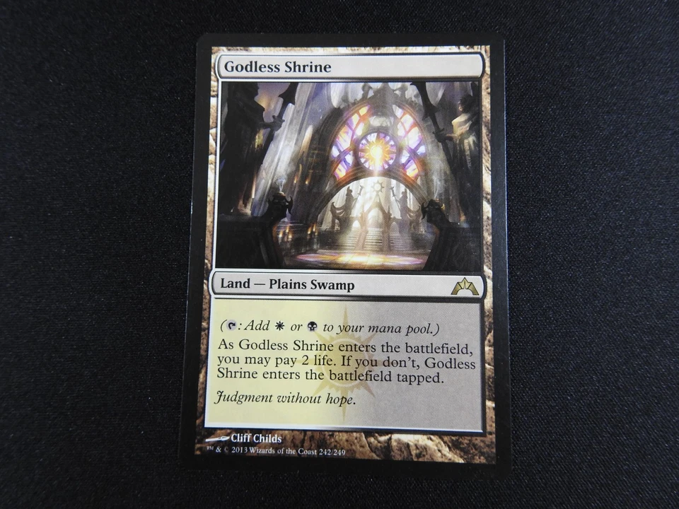 Godless Shrine LP [Gatecrash] Mtg Magic Free Tracking! - Image 1 of 2