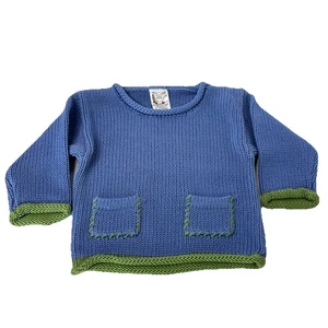 Jack Rabbit Creations Pullover Kleinkind Baby Mädchen Größe 6-12M Baumwolle periwinkle blau - Bild 1 von 7