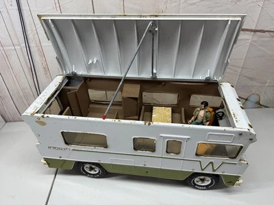 Cámper Tonka Winnebago Indian VR años 70 juguete de acero prensado Foto 1 de 4