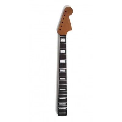 ADPGUITARPARTS Manche Jazzmaster en érable torréfié, touche palissandre, vernis satin nitro
