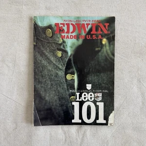 1980s Edwin Japan Levi’s Denim Jean Magazine Lee 101 Advertising Made in USA - Bild 1 von 6
