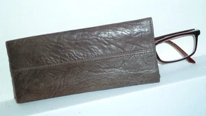 Exclusives Doppel-Brillenetui. Leder. braun  Nr.436 - Bild 1 von 3