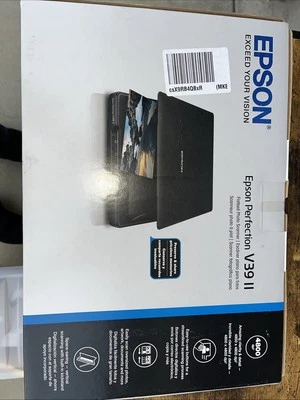Epson Perfection V39 II Flatbed Photo Scanner 4800 dpi Brand New Sealed in Box - Image 1 of 4