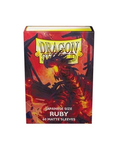 Dragon Shield Matte Japanese Size - Ruby (60) - Picture 1 of 4