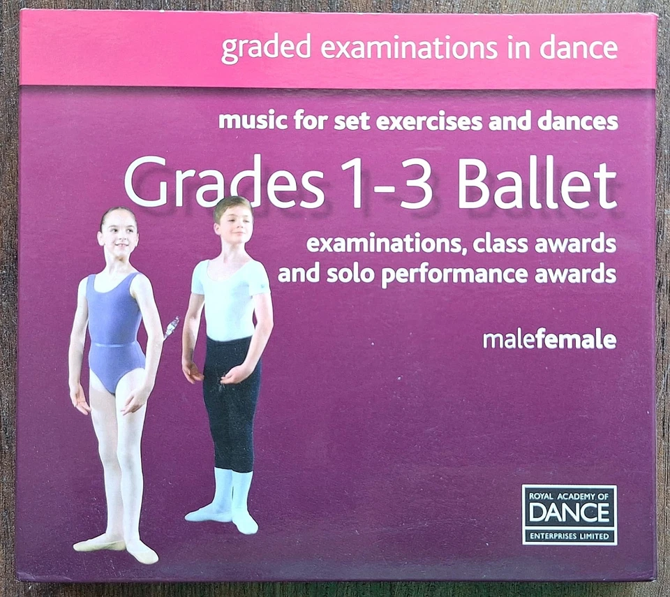 CD Ballettmusik Grades 1–3 • Übungen & Tänze • Ballet Class Music - Bild 1 von 4