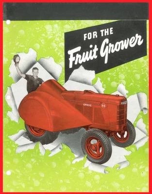 Folleto de tractores International Harvester McCormick Orchard & Grove O-4 y O-6 O4 Foto 1 de 4
