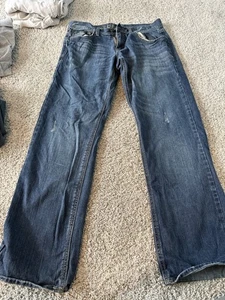 Herren Arizona Jeans Slim Straight W33 X L32 Blau Jeans - Bild 1 von 4