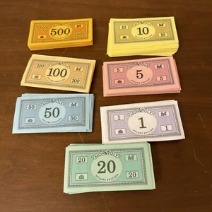 1998 Monopoly Deluxe Edition Replacement Parts - Money Stack Bank Used Once - Picture 1 of 2