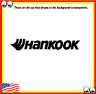 HANKOOK Vinyl Cut Decal Sticker Logo JDM High Performance Aftermarket Parts Tire