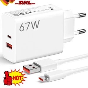 67W USB-C/A Ladegerät Charger Adapter Netzteil Stecker für Xiaomi - Bild 1 von 14