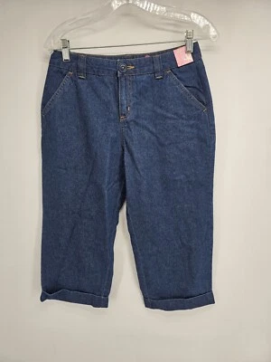 Jean Capri Recto J. Caqui Niñas Azul Denim Talla 14 Foto 1 de 4