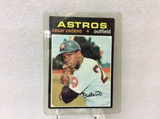 CESAR CEDENO ROOKIE 1971 TOPPS BASEBALL CARD #237 HOUSTON ASTROS