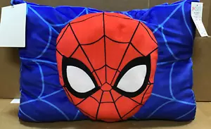 Spiderman Marvel Spider Man Blue Red Soft Plush Pillow - Picture 1 of 11