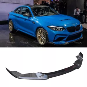 Alerón labial de parachoques delantero estilo CS para BMW M2C cupé 2018-2020 - Imagen 1 de 10