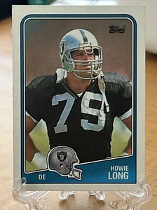 1988 Topps #333 HOWIE LONG Los Angeles Raiders - Picture 1 of 2