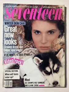 Seventeen Magazine November 1983 No Label Jodi Kilgor Roz Sumners Elaine Zayak