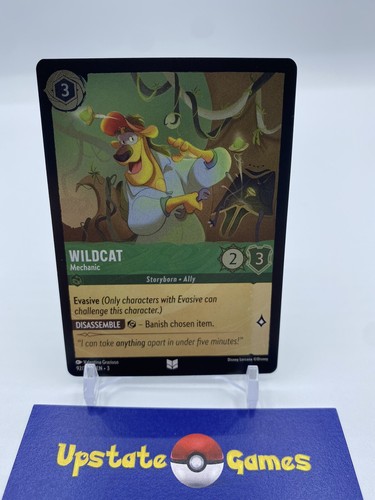 Wildcat 92/204 Uncommon COLD FOIL Disney Lorcana - Into the Inklands NM
