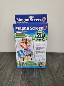 MAGNA SCREEN™ DOOR 20 MAGNETS MAGNETIC MAGIC HANDS FREE MESH INSTANT AS SEEN TV - Picture 1 of 6