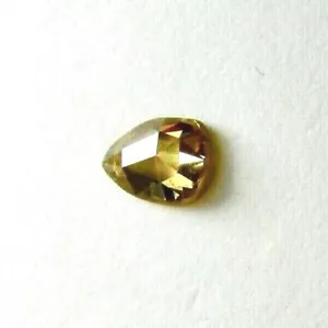 Aust. Forma de pera Argyle, diamante pulido color champán de 0,36 quilates - Imagen 1 de 6
