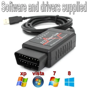 Live Data OBD2 CAN BUS Auto Scanner OBDII OBD USB Kabel ELM 327 - Bild 1 von 4