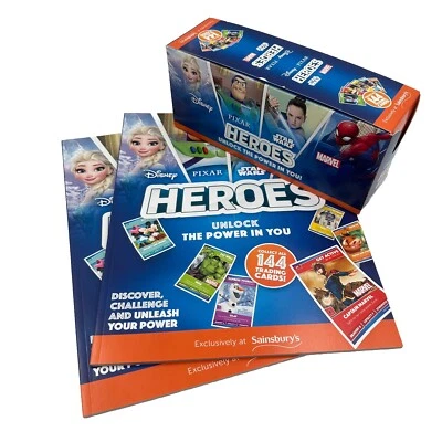 2x Sainsburys Heroes 2019 & Full Box 180 Pack Disney Pixar Star Wars Marvel Xmas - Image 1 of 4
