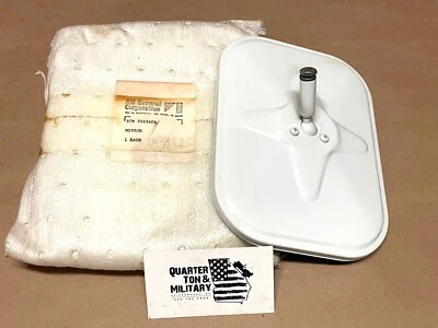 Rectangular Mirror New Old Stock Fits M151 M151A1 M151A2 Kaiser M715 Dodge M37 - Image 1 of 4