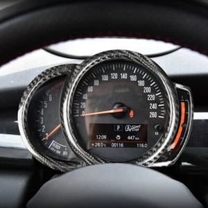 Carbon Fiber Interior Speedometer Cover Trim Fit For Mini Cooper F55 F56 F54 F60 - Picture 1 of 3