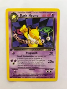 Pokémon TCG - Dark Hypno 26/82 1st Edition Team Rocket Non-Holo Rare - Picture 1 of 1