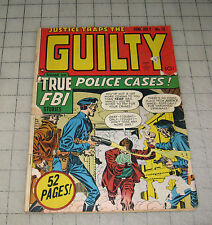 JUSTICE TRAPS THE GUILTY #10 (June-July 1947) Low-Grade Condition Comic
