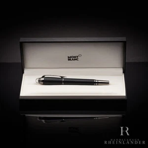 Montblanc Starwalker Edelharz Ultra Black Rollerball Fineliner ID 126341 OVP - Picture 1 of 4