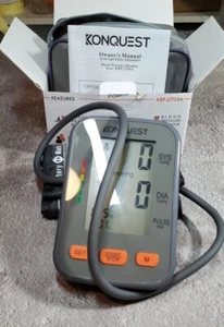 Blood Pressure Cuff Digital Konquest Open Box With Soft Case Upper Arm - Picture 1 of 10