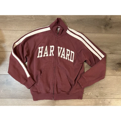 Harvard Crimson Heavy athletic zip up M Cover