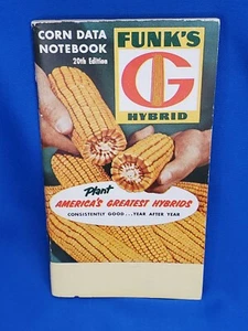 Funks G Hybrid 1958 - 1959 Corn Data Booklet 20th Ed VTG IA Ag SEED Advertising - Picture 1 of 9