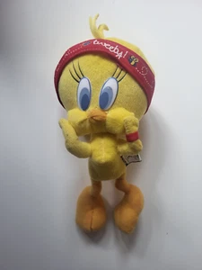 Play by Play Looney Tunes Tweety Plüschtier rotes Kopfband - Picture 1 of 6